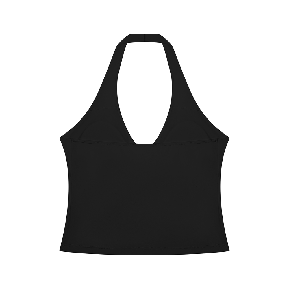 Women’s Ruched Halter Yoga Tank Top