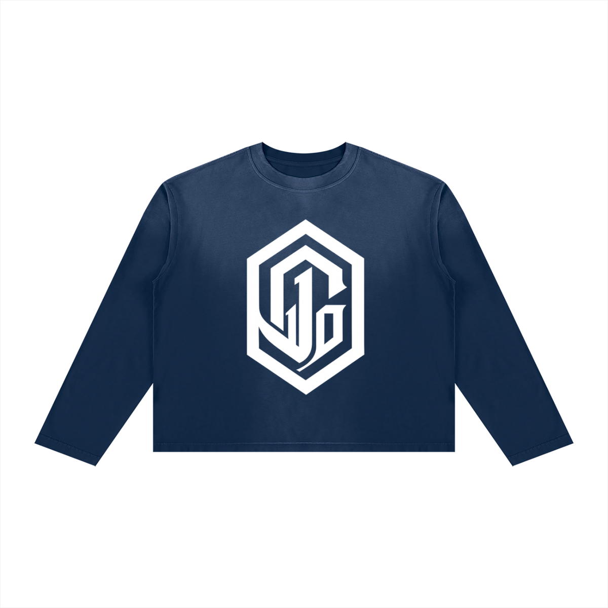 Unisex Sunfade Boxy Long Sleeve T-Shirt