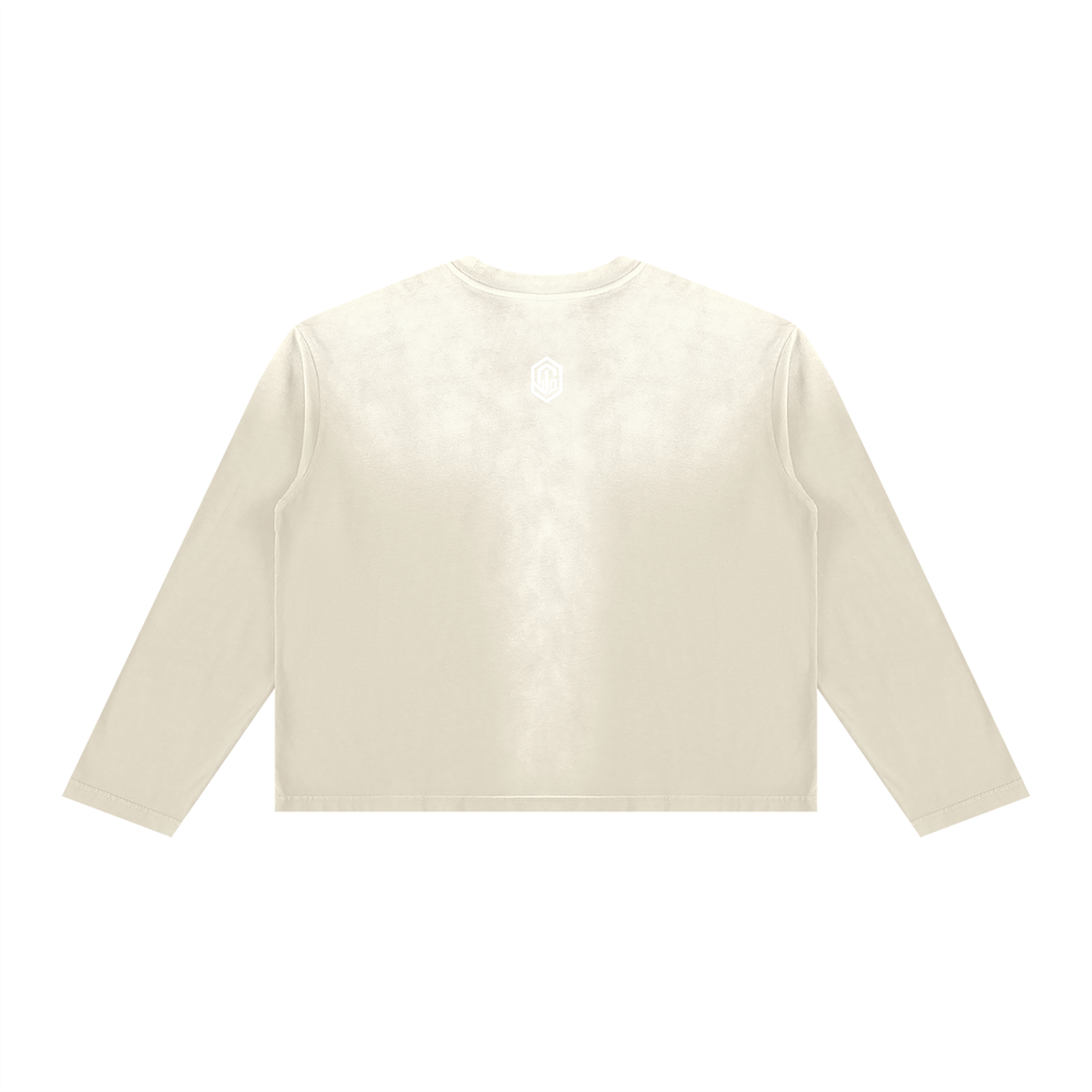 Unisex Sunfade Boxy Long Sleeve T-Shirt
