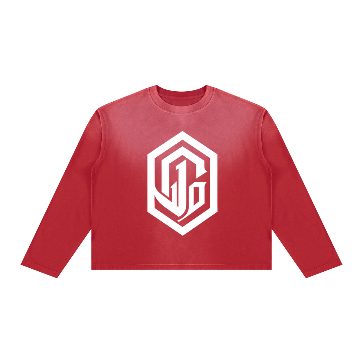 Unisex Sunfade Boxy Long Sleeve T-Shirt