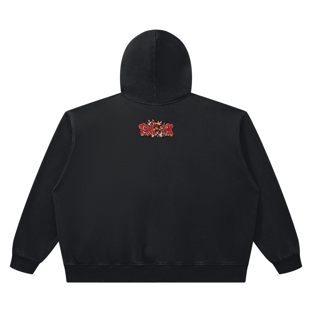 Unisex Heavyweight Vintage Wash Boxy Hoodie