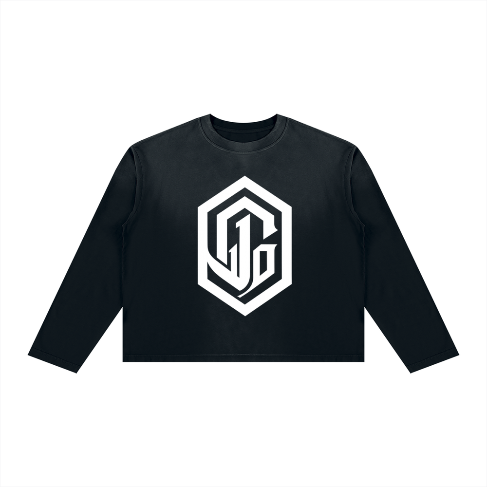 Unisex Sunfade Boxy Long Sleeve T-Shirt
