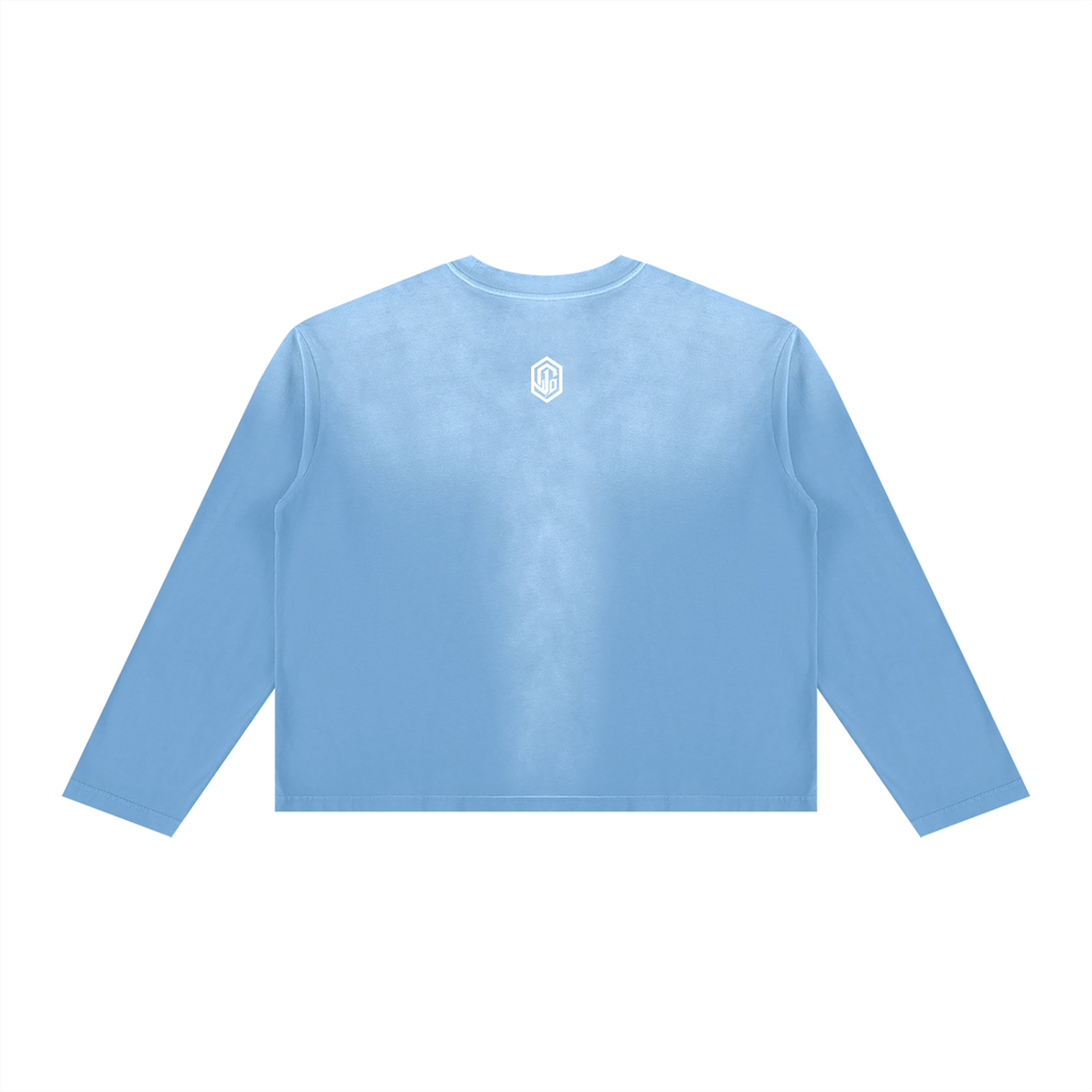 Unisex Sunfade Boxy Long Sleeve T-Shirt