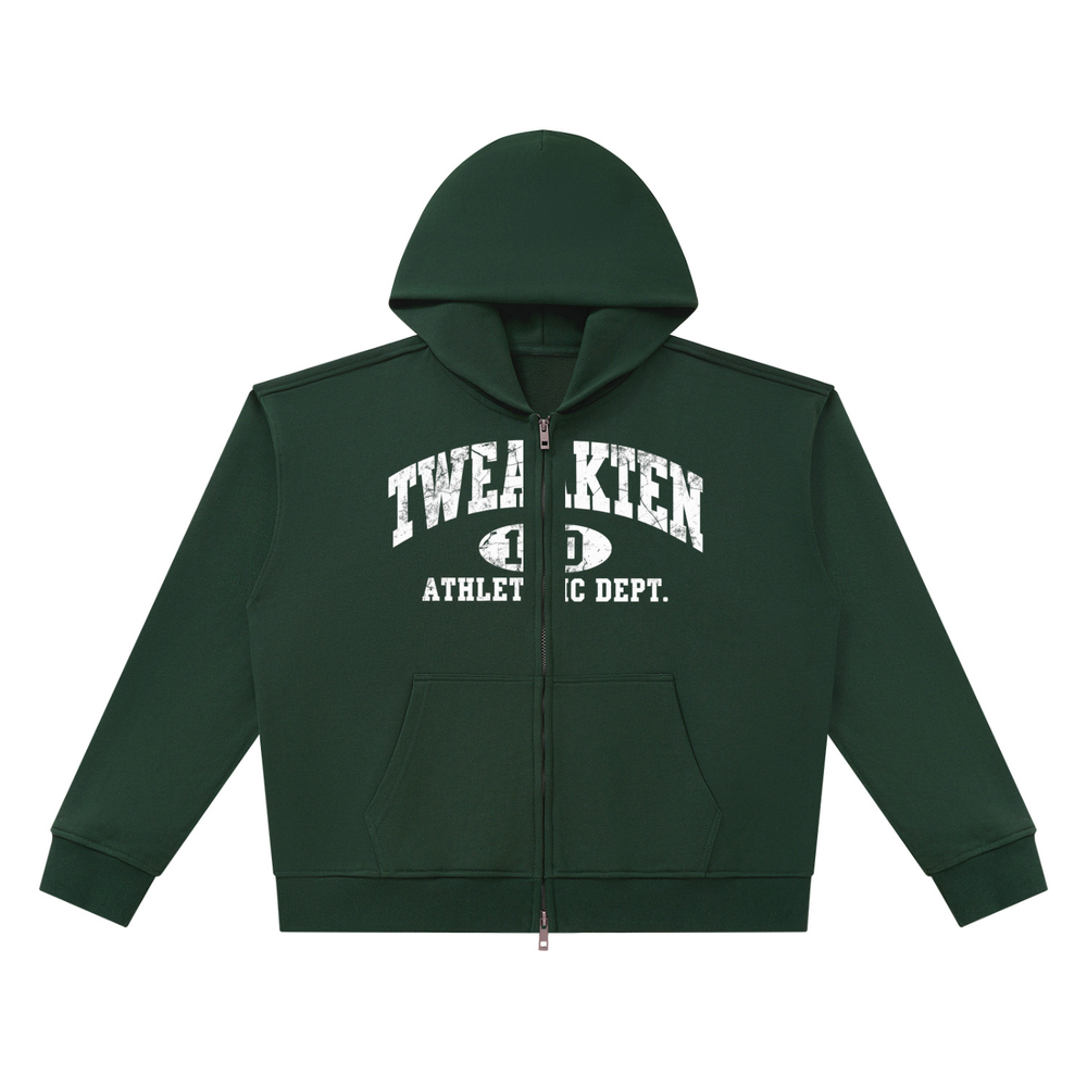 Unisex Heavyweight Full Zip Boxy Hoodie